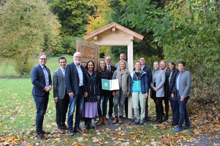 Erster PEFC-Heilwald in Oberstdorf zertifiziert